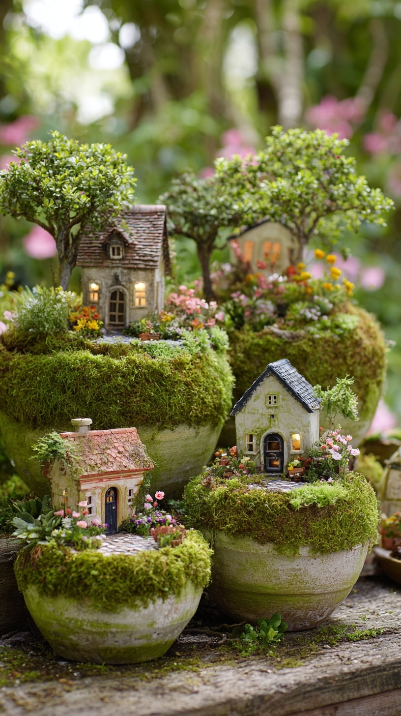 Craft Miniature Fairy Gardens with Egg Carton Planters