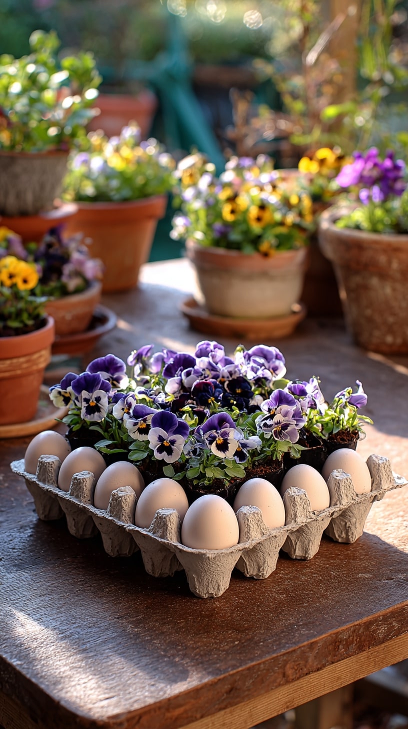 Frame Mini Blooms with a Carton Border